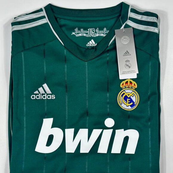 adidas Other - Adidas Ronaldo #7 Real Madrid 2012-13 Third Jersey Retro Green Long Sleeve